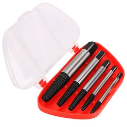 DIYWORK Broken Bolt Remover Convenience Screw Extractor Set 5 Pcs/set Drill Bit Set Practical Tools Damaged Screw Extractor