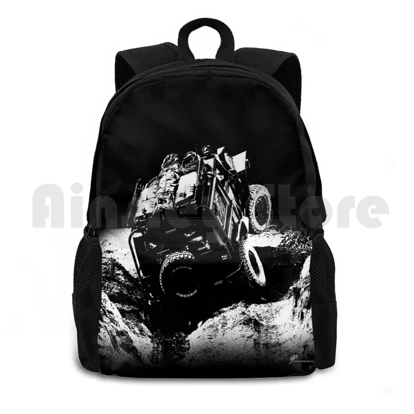 

Outdoor Hiking Backpack Riding Climbing Sports Bag 4wd Four Wheel Drive Offroad Off Road Car Cool Trending Tuff Truck Comp