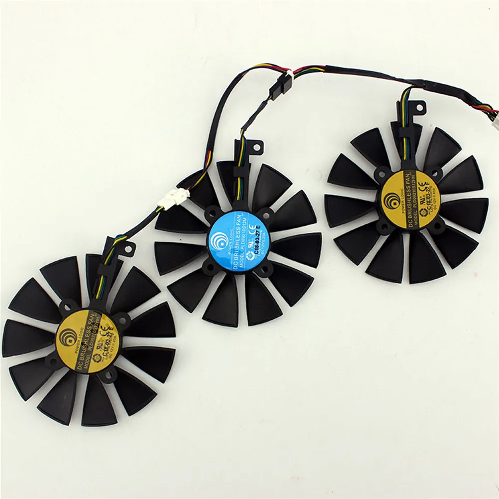 

Graphics Card Fan PLD09210S12M PLD09210S12HH Cooling Fan GPU VGA Cooler for ASUS ROG STRIX GTX 1080TI GTX 1060 1070 1080 RX 480