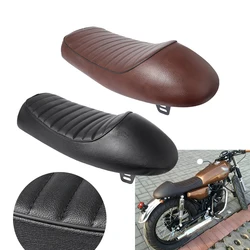 Black Motorcycle Cafe Racer Vintage Replacement Saddle Seat Suitable Hump Cushion Universal For Yamaha Kawasaki Honda CG125
