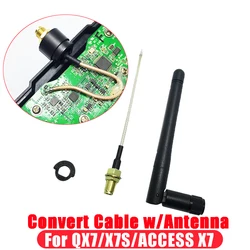 Convertire Cavo per FrSky QX7 X7S 84 millimetri RG178 Cavo con Antenna per L'uso Antenna Esterna