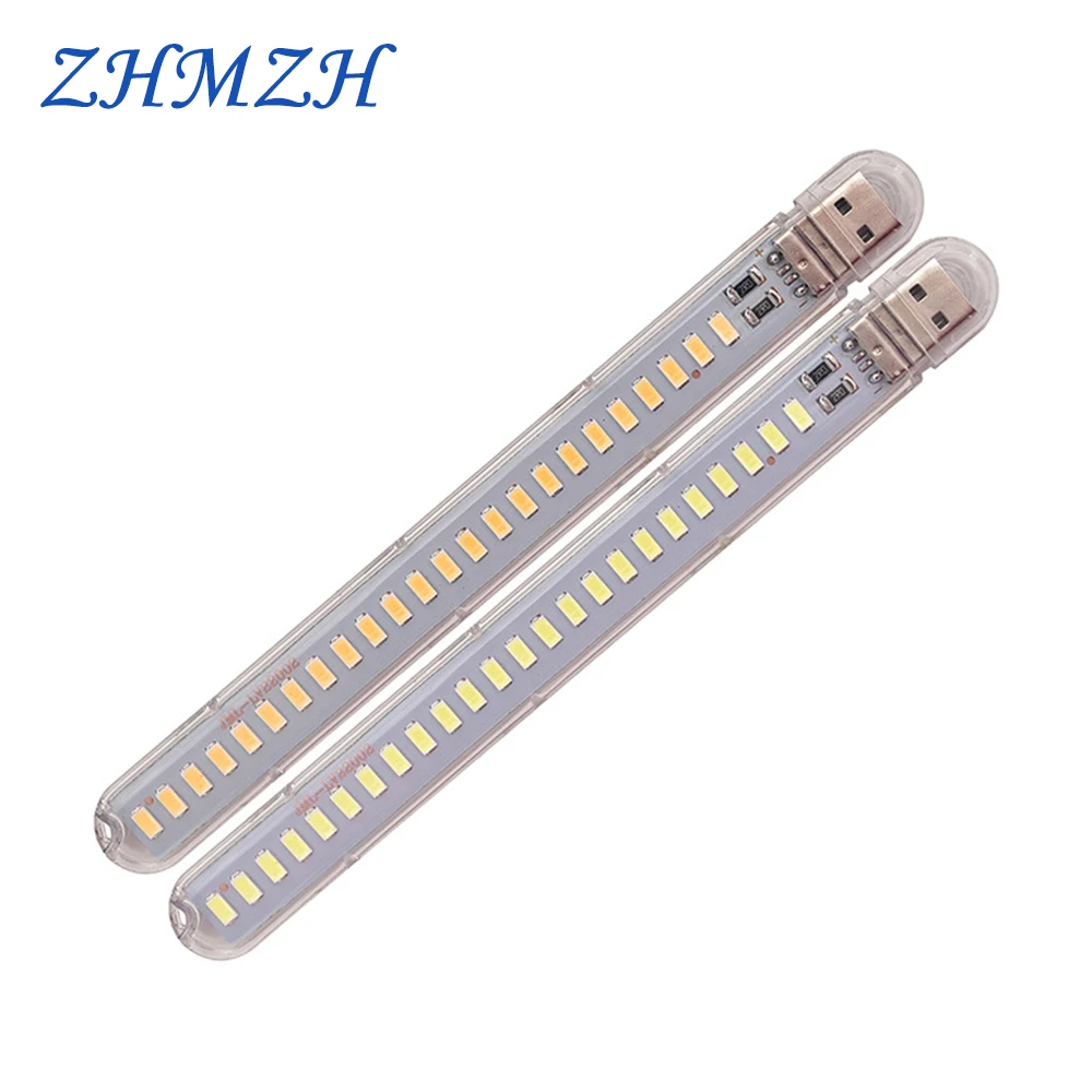 ZHMZH Mini USB LED Night Light 3LEDs 8LEDs 10LEDs 24LEDs Book Lamp Extension Pole Plug Adapter For Reading Notebook Power Bank