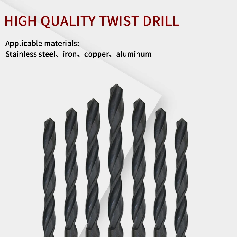 Taladros de metal de 1mm-17,5mm, taladros de giro se pueden usar para procesamiento de metal, taladros manuales con alta dureza, 5 uds./10 Uds.