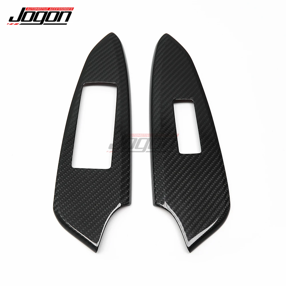 Real Carbon Fiber For Lexus RC F Sport RC200 2015-2019 Car Interior Door Window Button Switch Trim