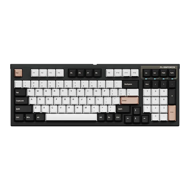 Esports-chave Completa Teclado Mecânico com Fio 87 Chaves Hot-swap Rgb Teclado Kailh Switch Pbt Keycap Jogo Equipamento de Escritório Fl980 fl ·