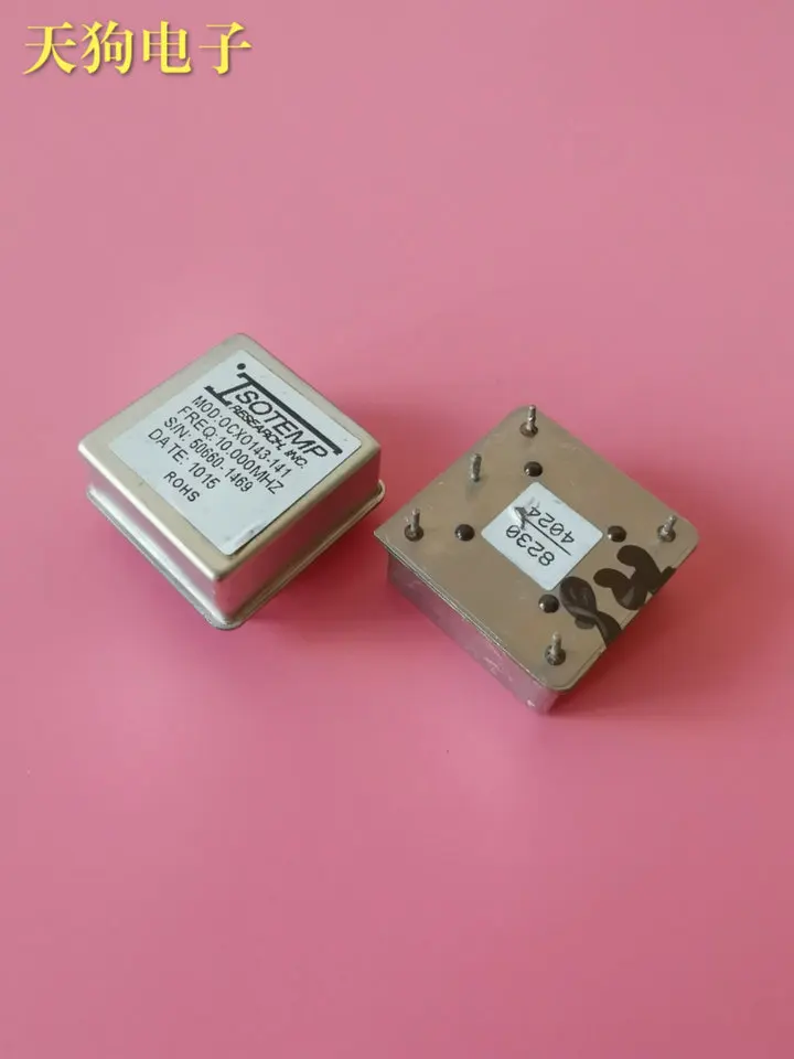 2 قطعة الثاني اليد OCXO143-141 10Mhz OCXO درجة حرارة ثابتة الكريستال مذبذب 5V SC قطع مربع موجة