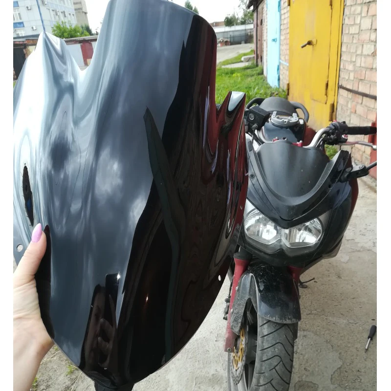 Windscreen For 2006 2007 2008 Kawasaki Ninja 650 650R EX650 ER-6F ER6F ER 6F 06 07 08 Wind Screen Deflectors Windshield