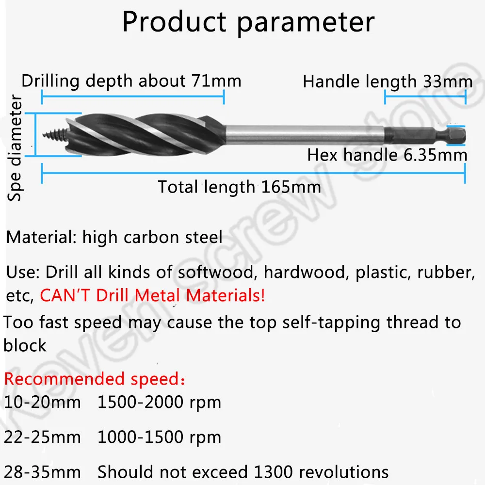 11PCS/Box 10-25mm 6.35mm Hex Shank Carbon Steel Twist Drill Bit Sets Woodworking Tools Hole Opener Saw Kit