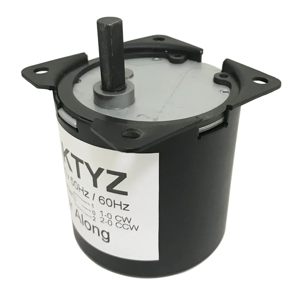 High Torque 160KG 40W AC 220V Permanent Magnet Synchronous Motor 220V 70KTYZ CW/CCW Metal Geared Slow Speed Motor 2.5 To 110RPM