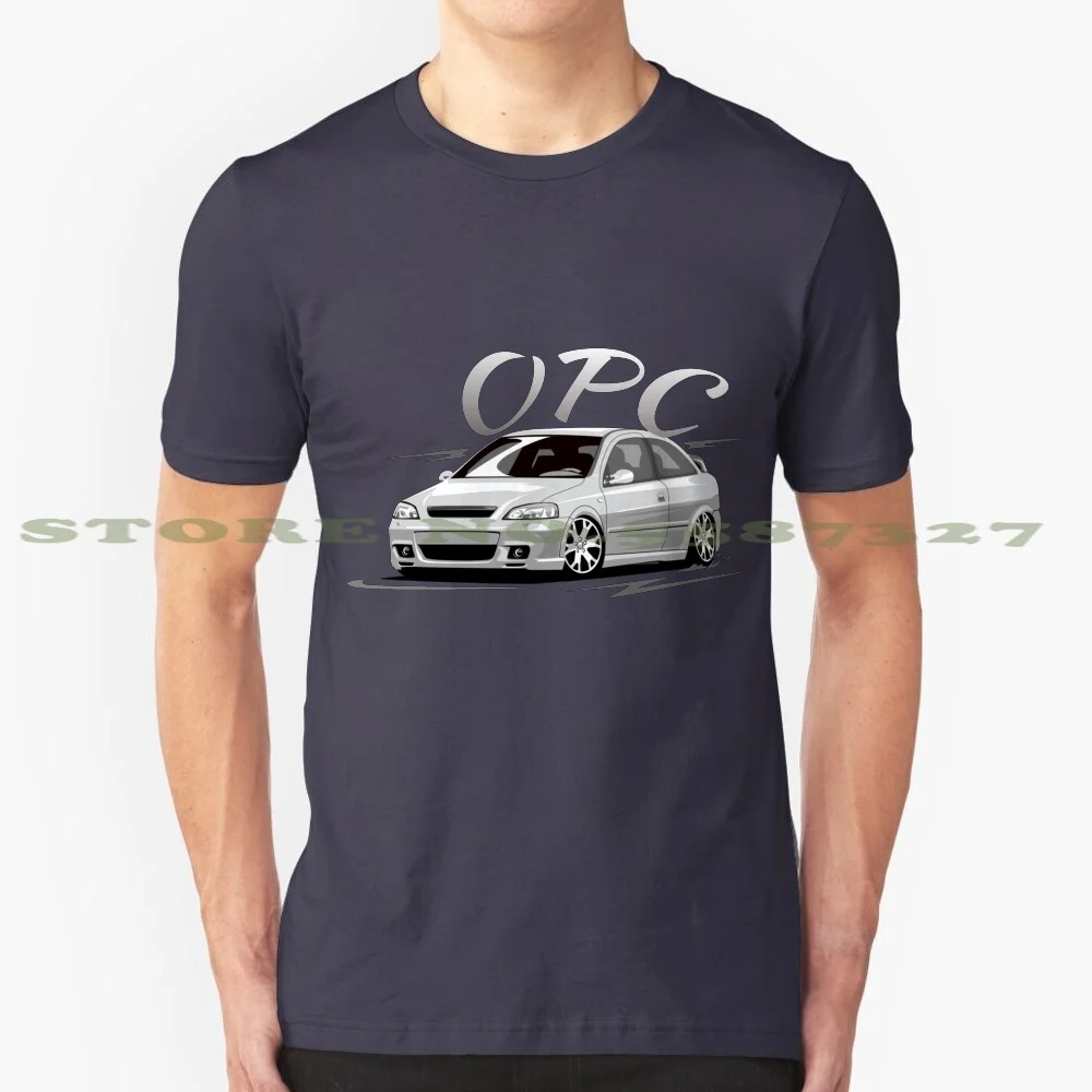 Astra G Opc & Quot ; Low Style & Quot ; 100% Cotton T-Shirt Astra Enthusiast Tuning Lover Opel Opc J Retro Vintage