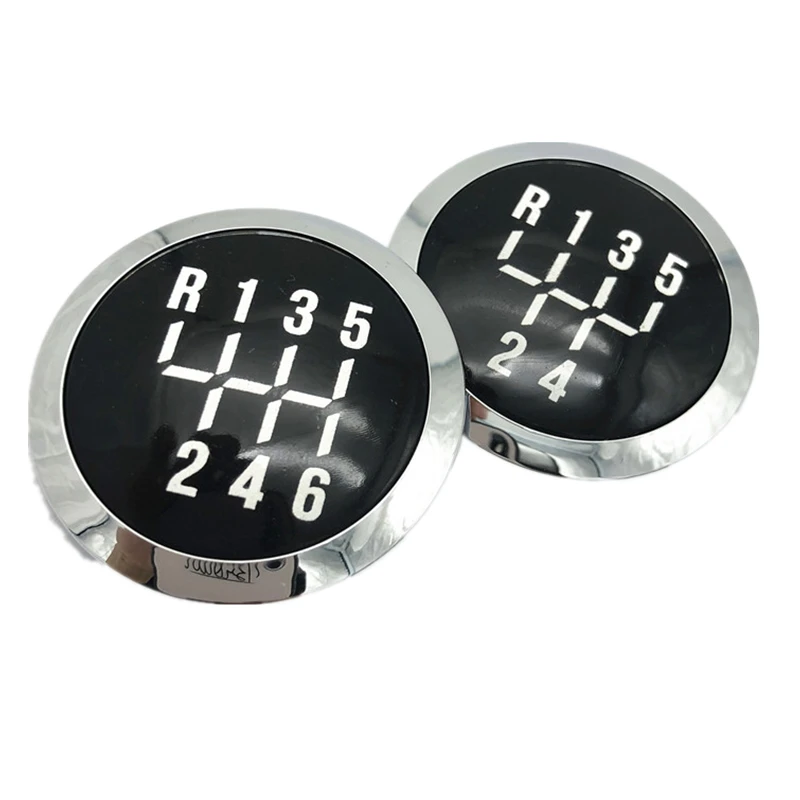 Couvercle de pommeau de levier de vitesse manuel à 5/6 vitesses, Badge emblème de remplacement pour Chevrolet Cruze 2008 2009 2010 2011 2012, accessoires de voiture