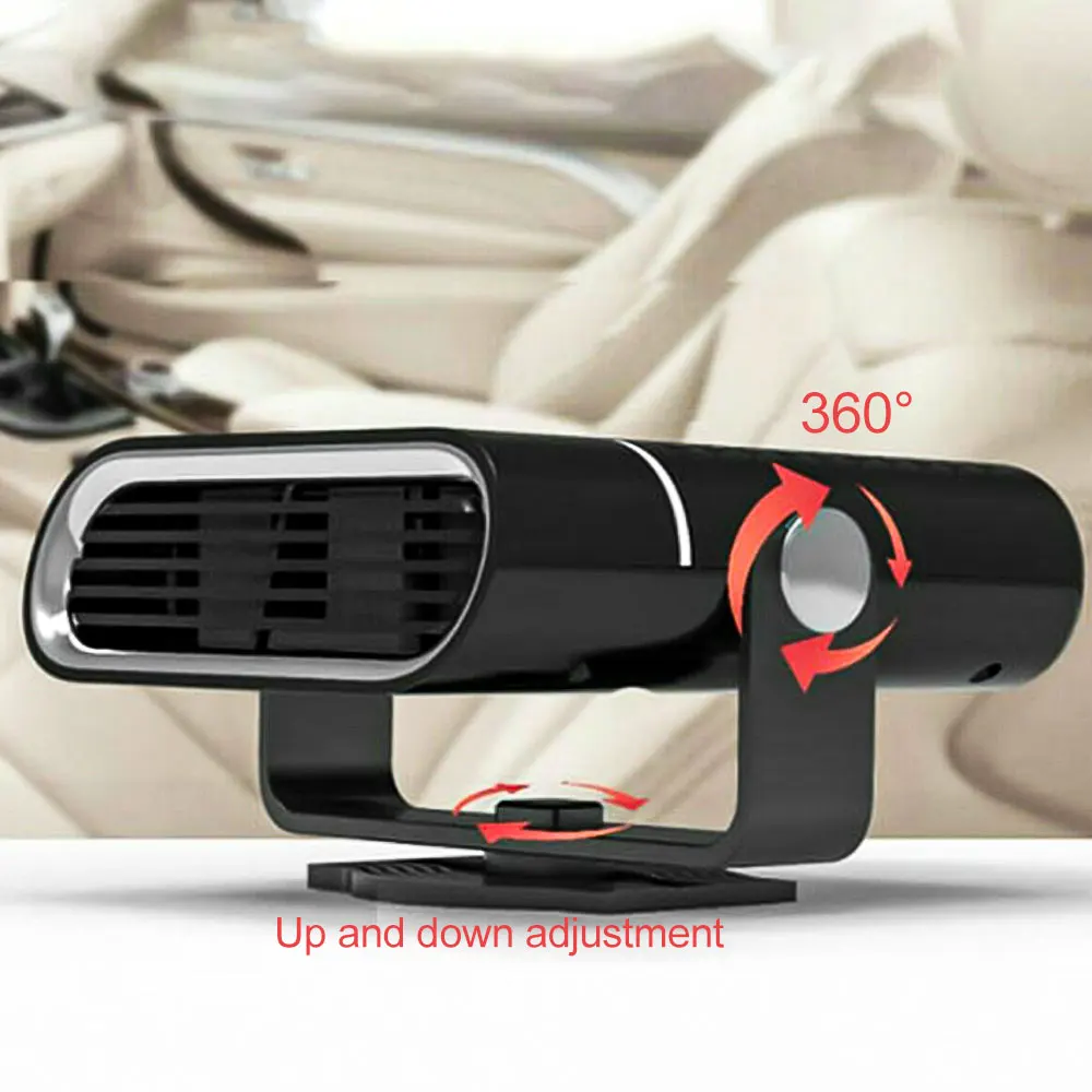 150W Window Demister Universal Car Auto Heater Hot Air Blower Portable 2 In 1 Heater Cooler Fan Plugin Dryer Kit