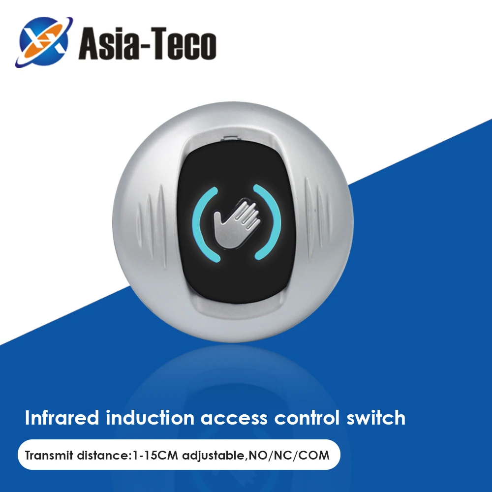 

Touchless Door Release Switch IR Contactless Infrared No Touch Exit Button Access Control Automatic Door Open Button 12V-36V