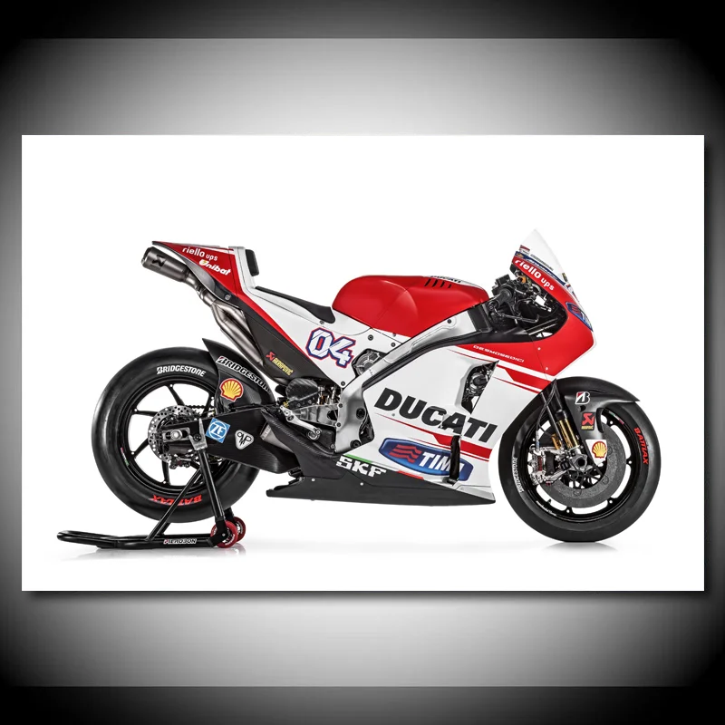 Superbike Ducatis desmosedici Race Racing Bike Canvas Wall Art Posters and Prints Framed Paintings for Living Room Decor