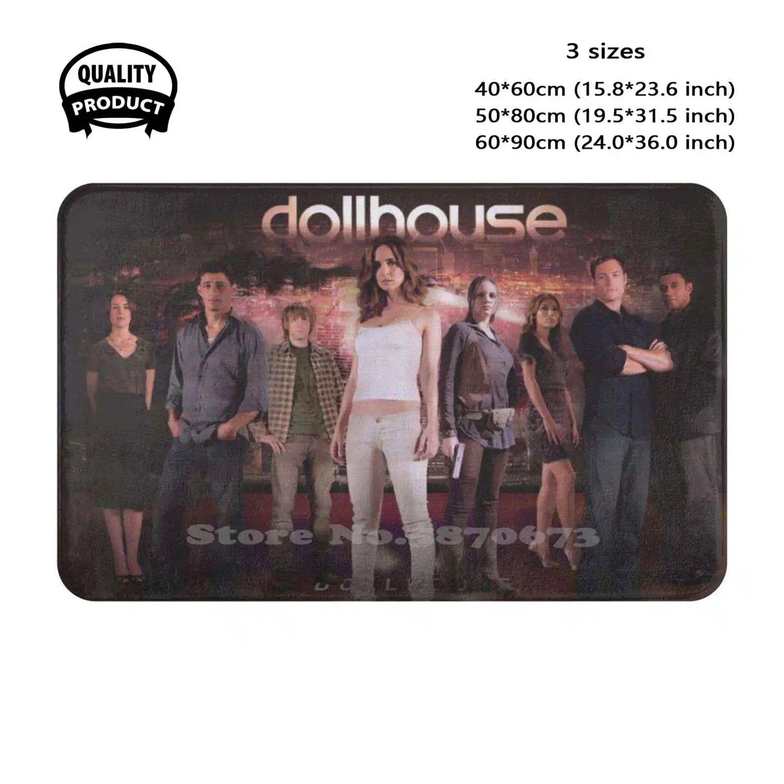 Dollhouse Soft Cushion Home Carpet Door Mat Car Rug Dollhouse Joss Whedon Eliza Dushku Tahmoh Paul Ballard Caroline Echo Adele