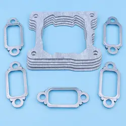 Cylinder Muffler Exhaust Gasket Set For Stihl MS261C MS 261 MS261 Chainsaw 11410292302 1141 029 2302 Replacement Spare Parts