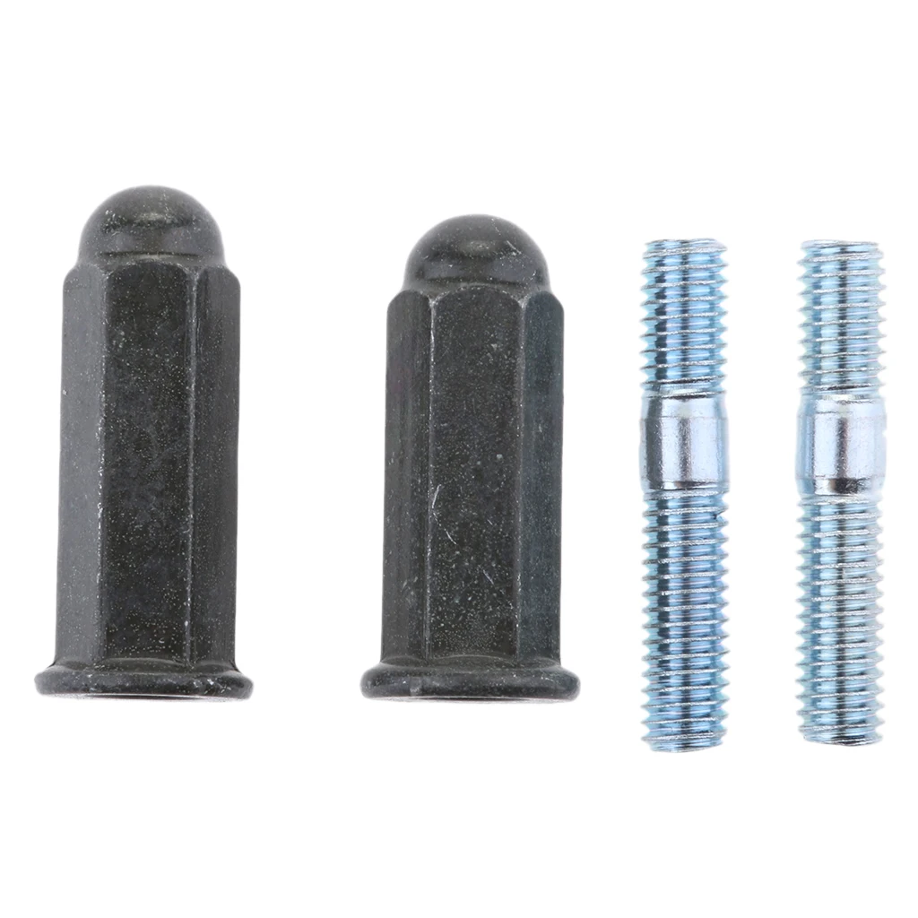 M6 32mm Metal Exhaust Stud Bolt Nut Set for110cc 125cc 140cc 160cc Pit Dirt Bike