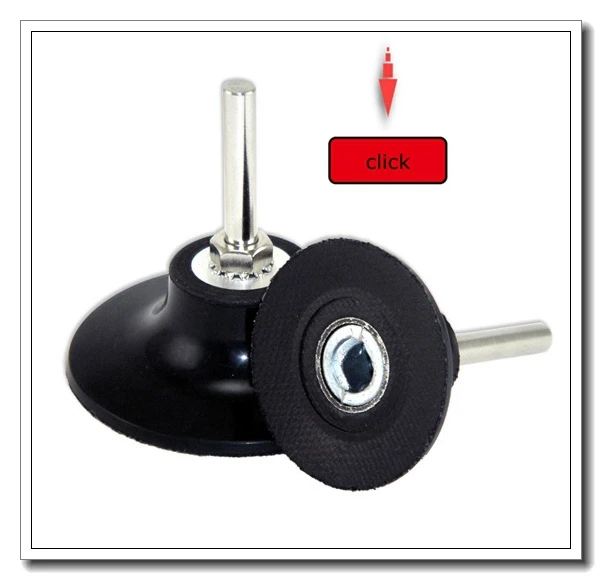 4 stück 2 "/3" Rotary Lock Schleifen Rad Zirkonia Bohrer Schleif Scheibe für Metall Entgraten Finishing – Detail 1