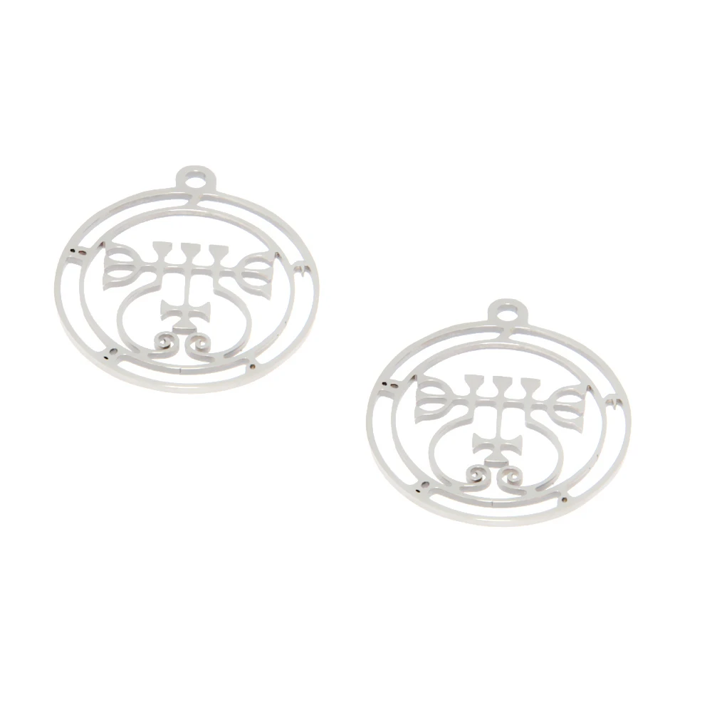 5pcs/lot Zepar Symbol charm Ars Goetia king sigil Lesser Key of Solomon Seal kabbalah Goetia seal ritual pendant 25mm