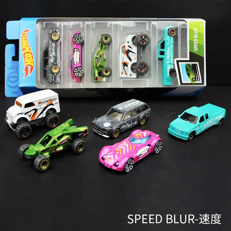 5pcs/pack Original Hot Wheels 1:64 Metal Mini Model Car Kids Toys for Children Diecast Brinquedos Hotwheels Boys Toys Gift 1806