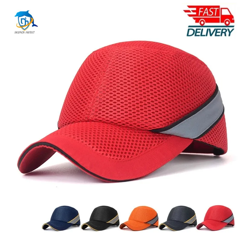 Newest Work Safety Protective Helmet Bump Cap Hard Inner Shell Baseball Hat Style For Work Factory Shop Carrying Head Protection