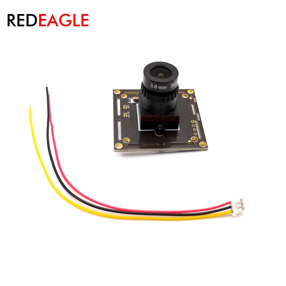 REDEAGLE 1200TVL CMOS اللون التناظرية كاميرا فيديو الأمن وحدة CCTV لوحة دارات مطبوعة مع HD عدسة 3.6 مللي متر #5