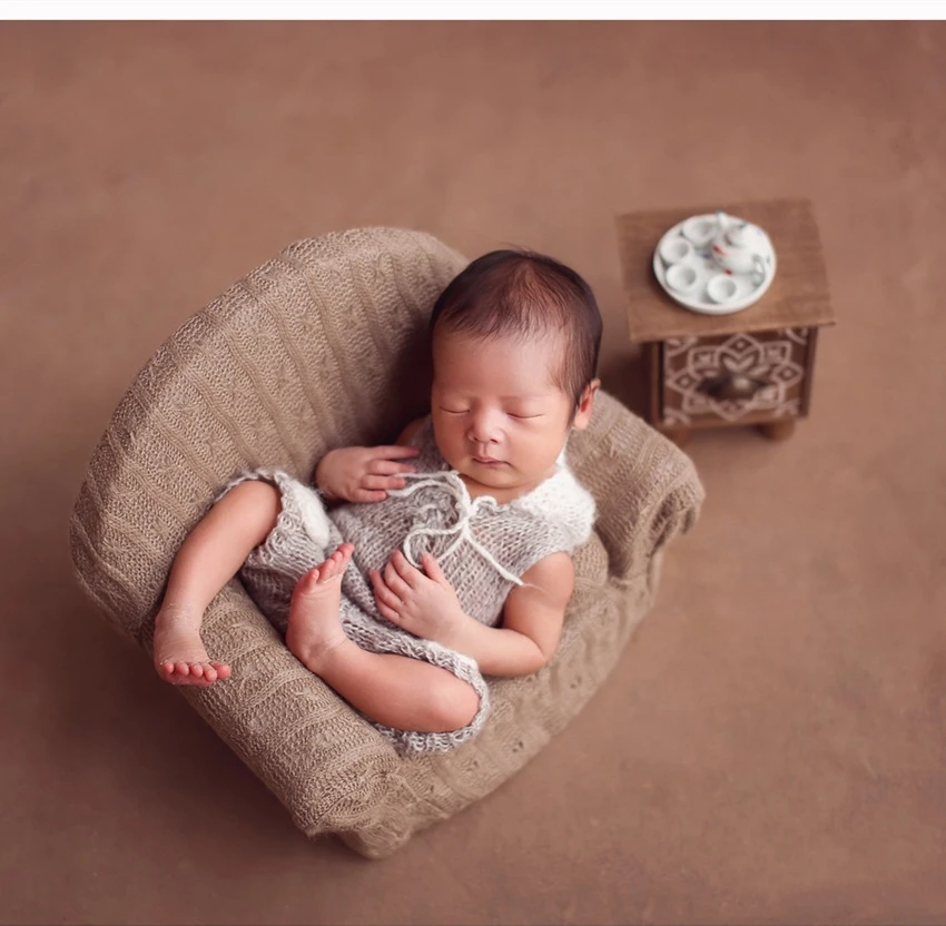 Neugeborenen Baby Posiert Mini Sofa Arm Stuhl Kissen Kleinkinder Fotografie Requisiten Baby Fotografie Zubehör Requisiten für Fotografie