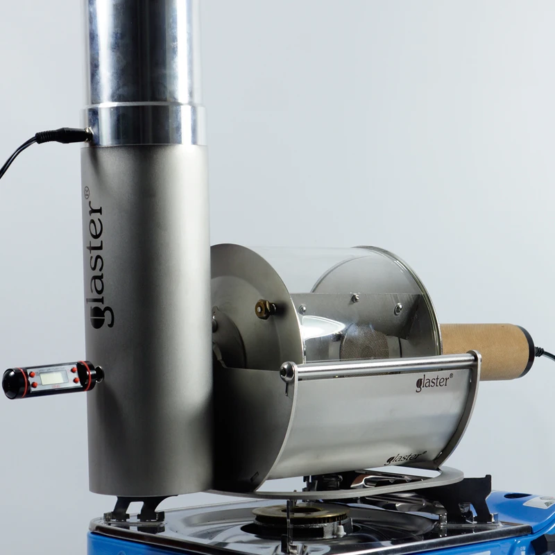 Semi direct fire coffee roasting machine coffee roaster/coffee roast 500g