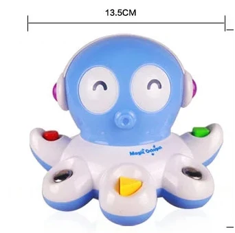 Electric toy Sea Life Cute Octopus With Light Music Intelligent Nappy Tool New Year Bithday Baby Gift Toys Mother Helper Plastic