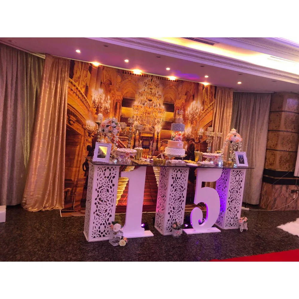 DegradTale-Toile de Fond de Château pour ixd'Anniversaire, Décorations de Fleurs, Accessoires Photo de ixPréChristophe, Fond de Stand de Studio