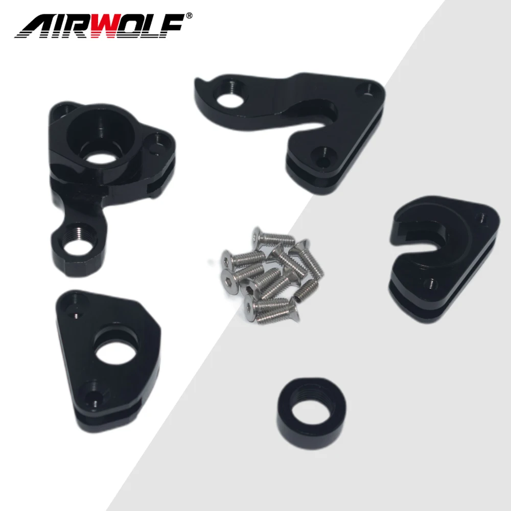 AIRWOLF MTB Bike Hanger Rear Derailleur Hanger 142*12mm 135*9mm Quick Release Mountain Bike Hook 148*12mm Bicycle Parts Alloy