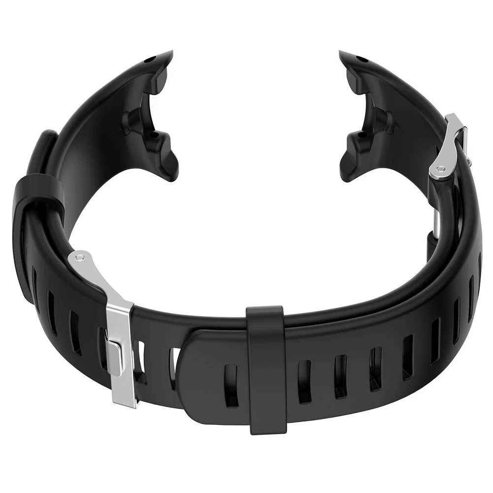 สมาร์ทวอท์ชซิลิโคนสายนาฬิกาข้อมือสำหรับ Suunto D4 D4i Novo Dive คอมพิวเตอร์นาฬิกาสายรัดข้อมือสายคล้องข้อมือสายรัด