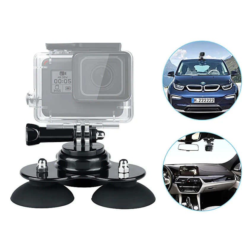 Mini Suction Cup รถสูญญากาศ Sucker Mount สำหรับโทรศัพท์ GoPro Hero 10 9 8 7 6 5แก้ว Sucker สำหรับอุปกรณ์เสริม
