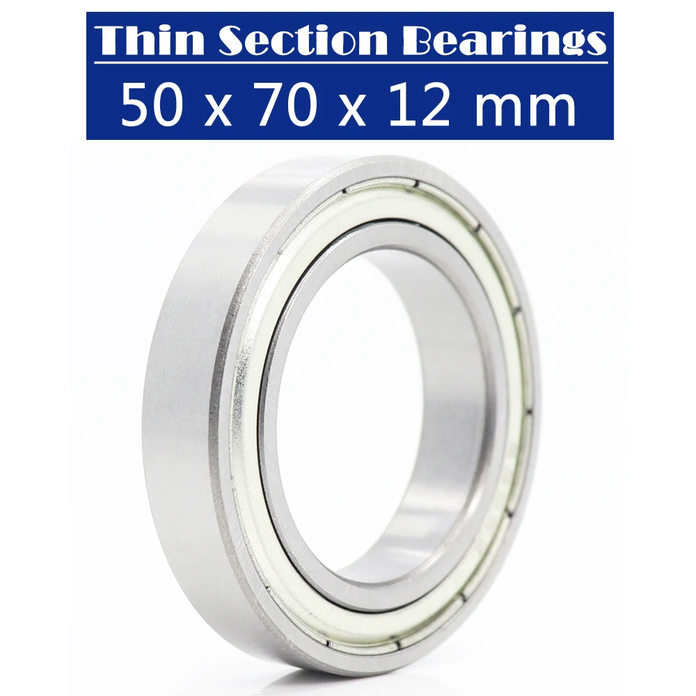 

6910ZZ Bearing ( 5 PCS ) 50*72*12 mm Metric Thin Section 6910 ZZ Ball Bearings 6910Z 61910 Z