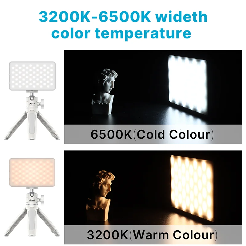 VIJIM VL120 Led Video Light 3200-6500K With Diffuser RGB Effect Camera Light Vlog Fill Light Photography Lighting Studio Lamp