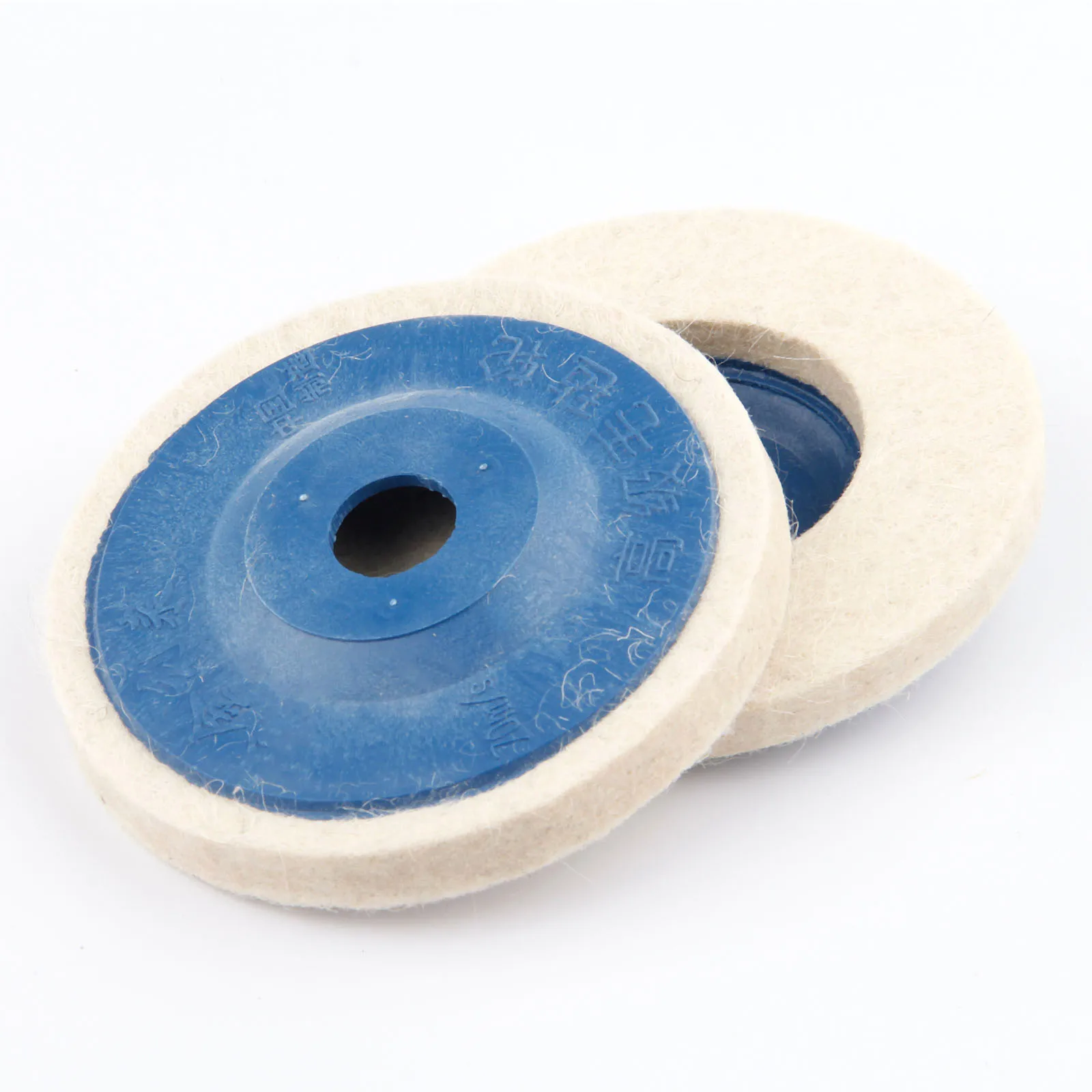 1x 100mm Wool Polishing Wheel Buffing Pads Angle Grinder Wheel Felt Polishing Disc Polisher For Ceramic Metal Glass Plastic