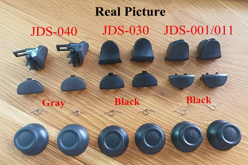 IVYUEEN 9 Trong 1 Analog Ngón Tay Cái Gậy Chụp Hình Cho Máy Chơi Game PlayStation 4 PS4 Pro Slim Bộ Điều Khiển L1 R1 L2 R2 Nút Kích Hoạt cho Tay Cầm Dualshock 4 Sửa Chữa