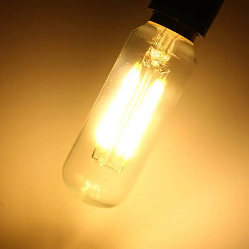 E14 Edison Lamp 2/3/4W T20 T25 Vintage Retro LED Spiral Filament Light Bulb 2200K 220v Warm White Light Glass Incandescent Lamp