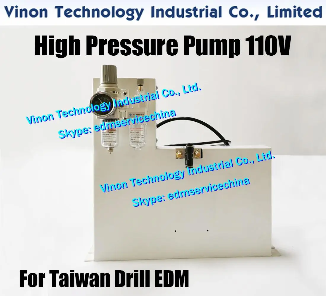 High Pressure Water Pump 110V voltage for Taiwan Drilling EDM Machine Chmer,Zhenbang,Castec,LianSheng,Ridong,Hosen edm Air Pump