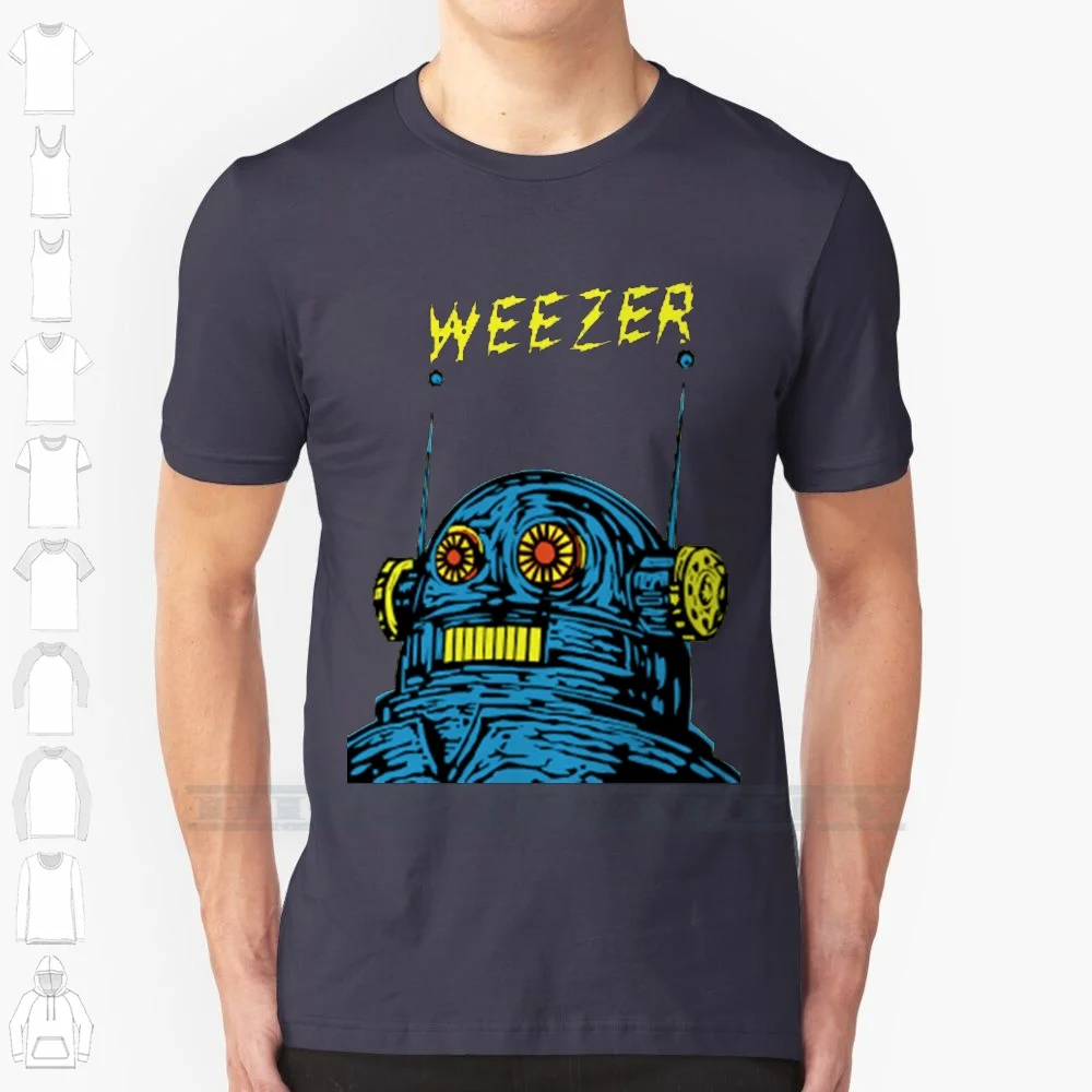 Electric Weez 100% Cotton T Shirt Weezer Rock 90s Classic Album Music Band Tee Short Sleeve Long Sleeve Gift