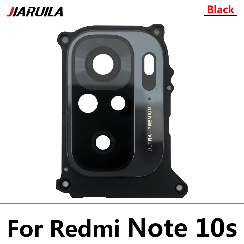 NEW Housing Back Rear Camera Glass Lens With Cover Frame Holder with Sticker For Redmi Note 10S 10 11S