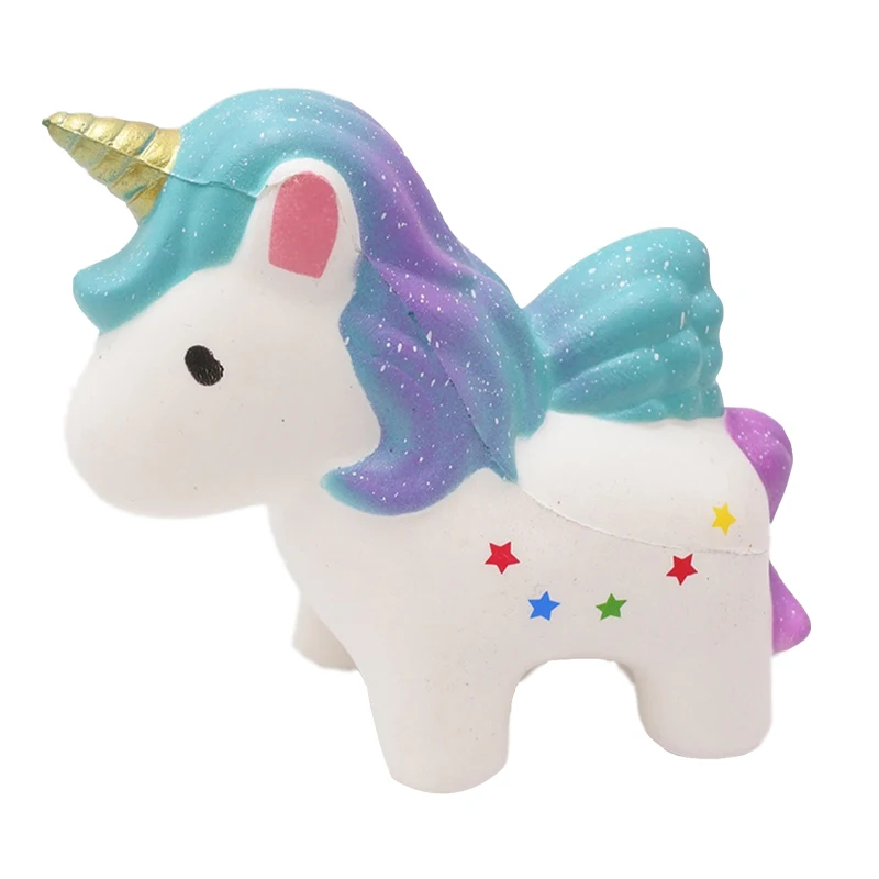 Juguetes blandos Jumbo para niños, juguete antiestrés de aumento lento, unicornio, alivio del estrés, regalo divertido para niños