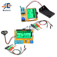 LCR-T4 Mega328 Digital Transistor Tester Backlight Diode Triode Capacitance Meter Digital LCD Screen ESR Meter MOS PNP NPN LCR