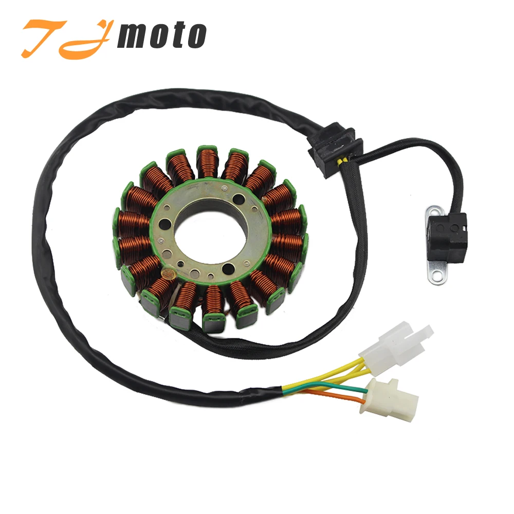 دراجة نارية مولد مغناطيسي لفافة ثابتة لسوزوكي 32101-38302 GN250 1982 1983 1984 1985-2001 TU250 1997 1998 1999 2000-2016