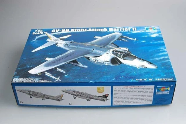 トランペター02285 1/32 AV-8Bナイトアタックハリアーiiモデルキット - AliExpress