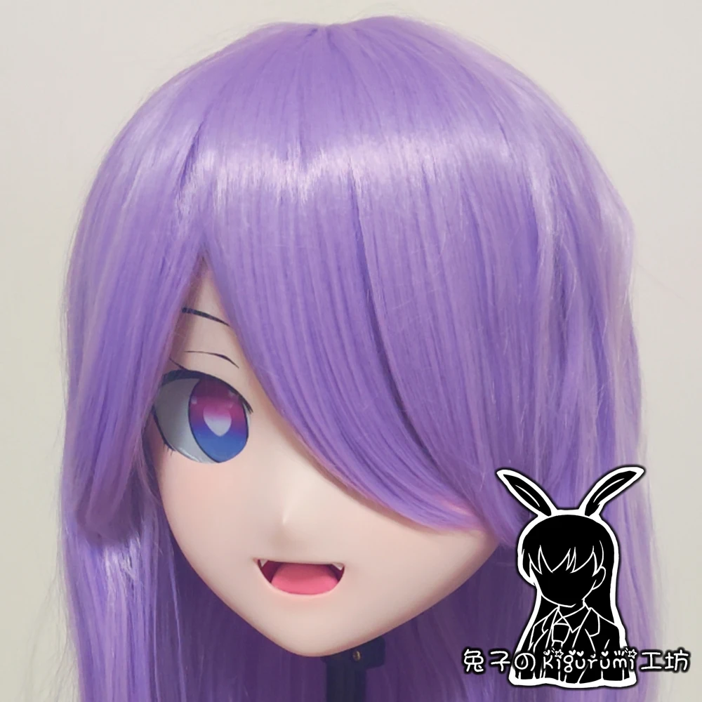 (RB42)Customize Full/Half Head Resin Cartoon Cosplay Japanese Character Anime Role Play Crossdress Kigurumi Mask With Back Shell