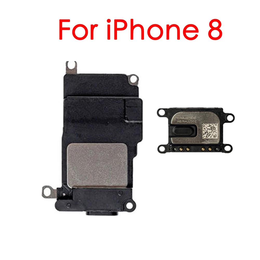 Front Top Earpiece Ear Piece Sound Speaker Replacement Parts And Bottom LoudSpeaker Buzzer For iPhone 7 7Plus 8G 8 Plus