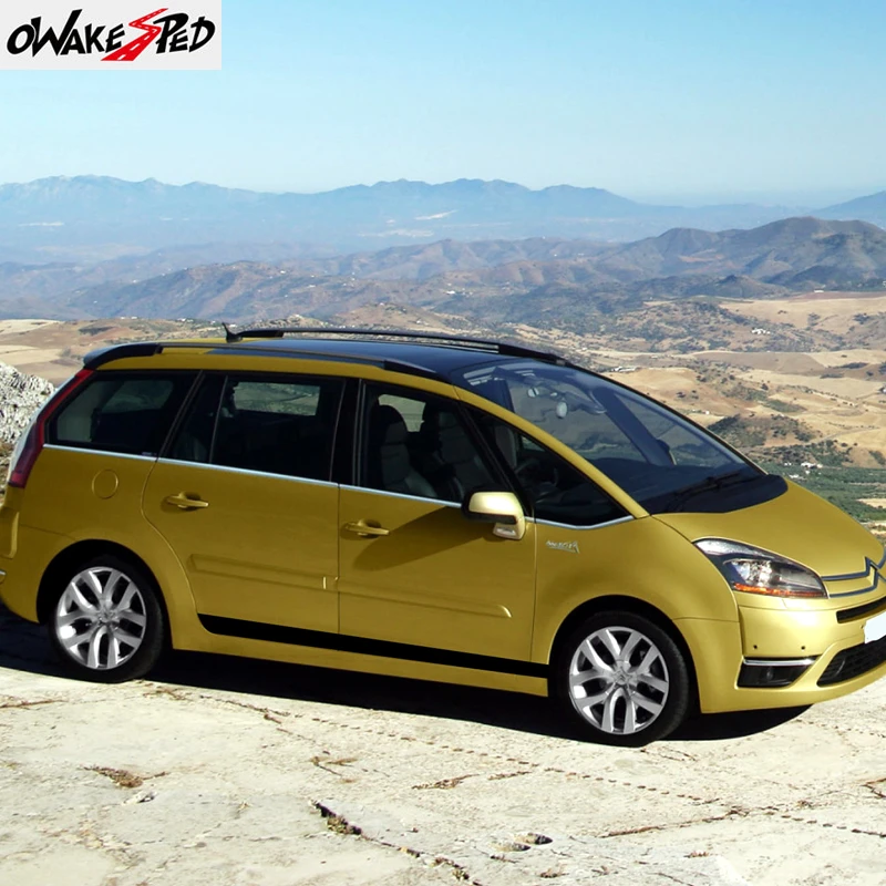 1 Pair Car Sticker Appearance Striped Side Door Mudguard Skirt Refitted Stripes Decal For Citroen C4 Grand Picasso
