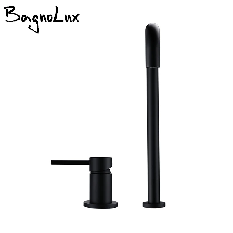 

Vidric Modern Style Bathroom Basin Mixer Tap Dual Holder Single Handle Fixed Basin Faucet Hot And Cold 2 Hole Kitchen Sink Mixer
