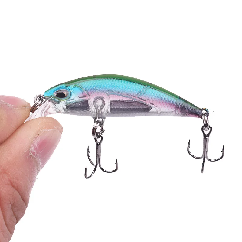 1Pcs Small Lures for Minnow Fishing Lures 52mm/4.2g 55mm/5.2g Sinking Minnow Artificial Hard Bait for Perch Bass Trout Pesca